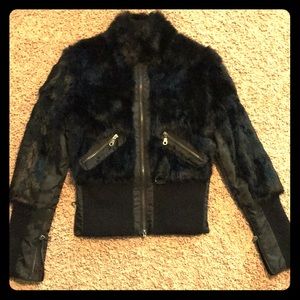 Real rabbit fur jacket!